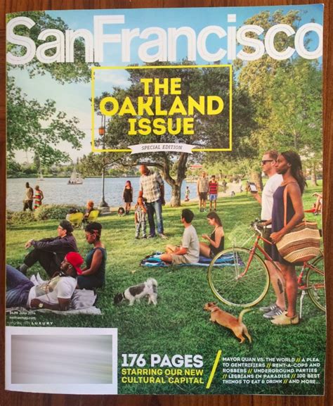 San Francisco Magazine June 2014 The Oakland Issue Special Edition