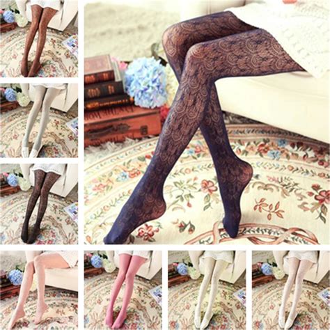 Sexy Design Women Sexy Stockings Popular Ladies Flower Floral Lace Hollow Ventilate Pantyhose