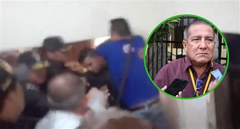 Alcalde Suspendido De Piura Protagoniza Altercado Y Golpea A Policía