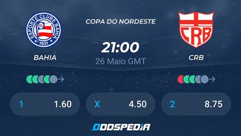 Bahia X Crb Placar Ao Vivo Palpites Estat Sticas Odds