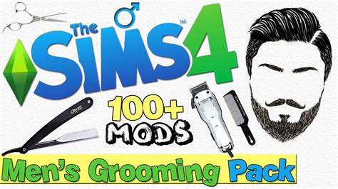 The Sims 4 Mens Grooming Pack Hairstyles Facial Hair And Body Hair