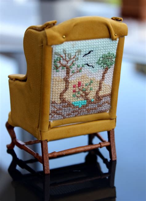 David Rhode Island Easy Chair Embroidery