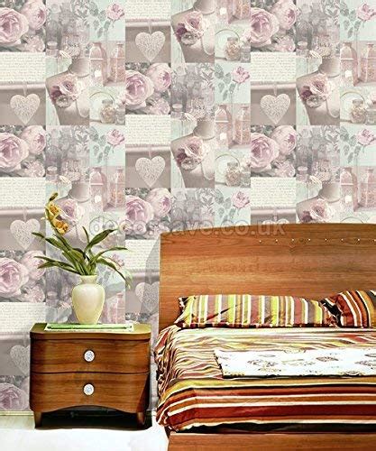 Arthouse Charlotte Blush Wallpaper Vintage Inspried Dusty Rose Pink