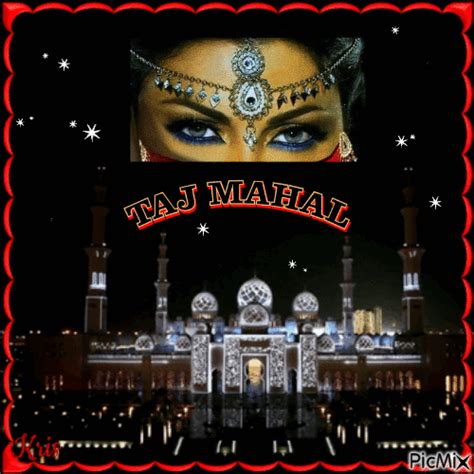 Taj Mahal Et Regard De Femme Free Animated  Picmix