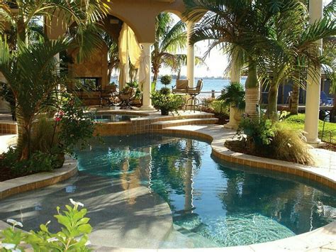 Pool Spa Tropical Pool And Spa Tropical Style Tropical Decor Dream