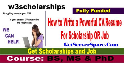 It is a comprehensive overview of your academic and professional accomplishments, as opposed to a resume which is more of a qualification snapshot that is . How to Write a Powerful CV/Resume For Scholarship OR Job 2021