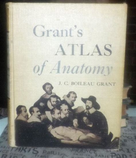 Vintage 1962 Grants Atlas Of Anatomy Hardcover Fifth Etsy Canada