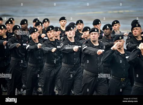 Soldiers In The Newly Formed Royal Tank Regiment March Off The Parade