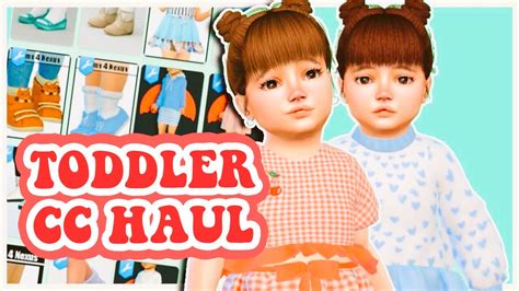 The Sims 4 Toddler Cc Folder Lookbook And Links🐣free Download Youtube