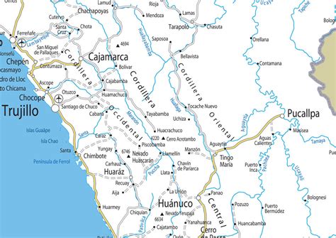 Peru Road Map I Love Maps