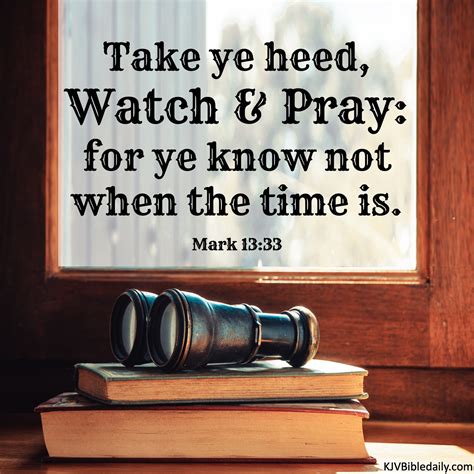 Mark 13:33 KJV – KJV Bible Verses