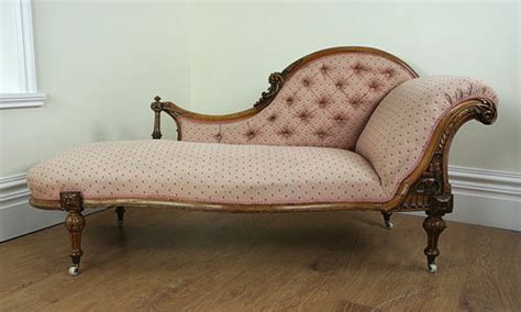 Victorian Carved Walnut Pink Chaise Longue C1860 As236a209 Chaise Longue No 17 Antiques Atlas
