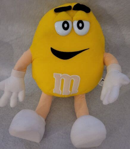 Mandms Yellow Peanut Plush Toy 2018 Mandm World Mars Soft 13 Inch Ebay