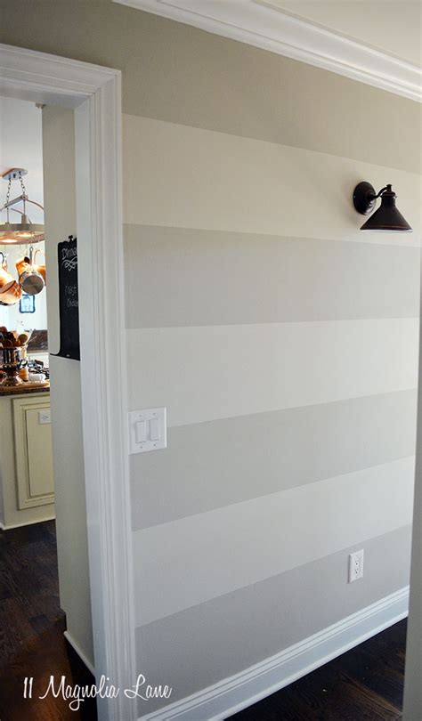 Tutorial How To Paint Horizontal Stripes On A Wall 11 Magnolia Lane