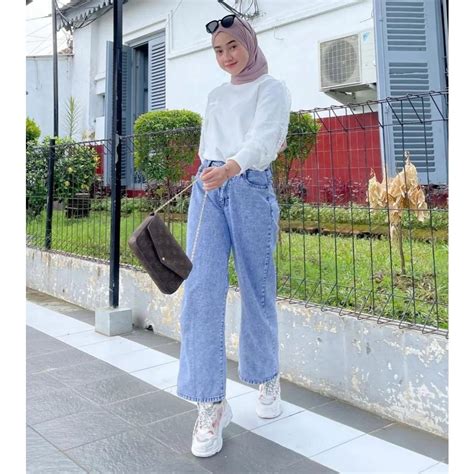 Shakira Kullot Jeans Snow Jeans Culottes Washed Jeans For Women Korean Culottes Pants Outfit