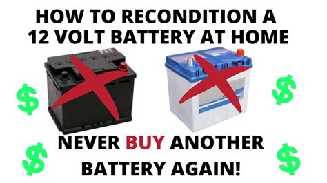 How To Recondition A 12 Volt Battery At Home12 Volt Battery