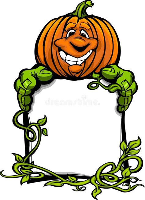 Happy Halloween Jack O Lantern Pumpkin Stock Vector Illustration Of