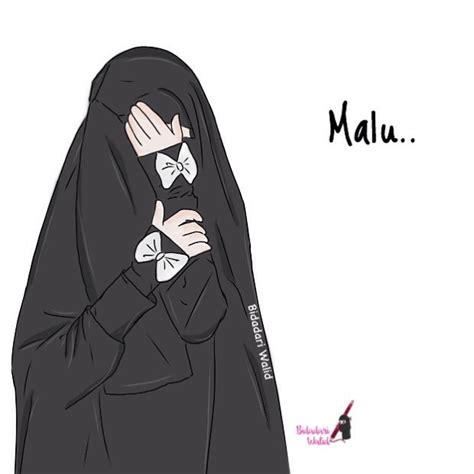 Sweater wanita muslimah full print kartun muslim bercadar. Gambar Kartun Muslimah Bercadar Malu | Kartun Muslimah