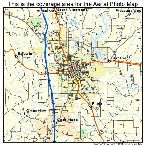 Aerial Photography Map Of Cullman Al Alabama