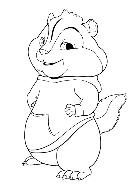 Chipmunk Coloring Pages Best Coloring Pages For Kids Cartoon