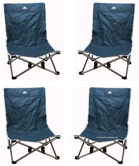 The smaller size will make it easier to stow and carry. Sunncamp Low Folding Steel Beach Chair for Camping ...