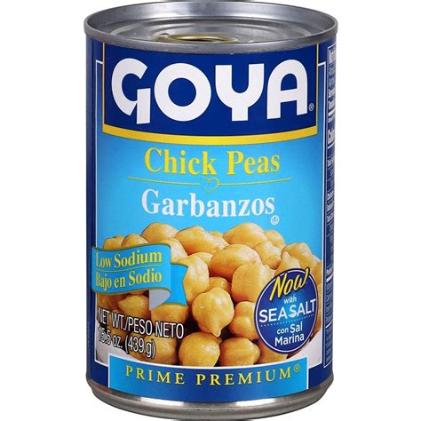 Goya Chick Peas Garbanzos 155oz Can Garden Grocer