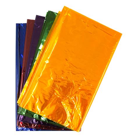 Cello Sheets Mixed Color 25 Pack T Wrapping Cellophane 75cm X 100cm