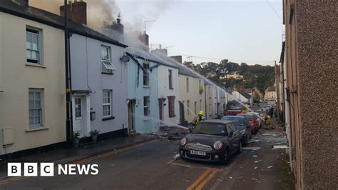 Chepstow House Explosion Not Thought To Be Caused By Main Gas Bbc News