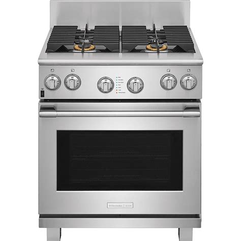 Electrolux Icon 30 Inch 6 Cu Ft Dual Fuel Freestanding Range In