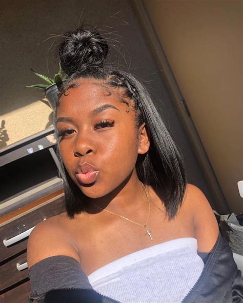 Bbygrlbbygrl 🏄🏽‍♂️ Flat Iron Hair Styles Hair Ponytail Styles