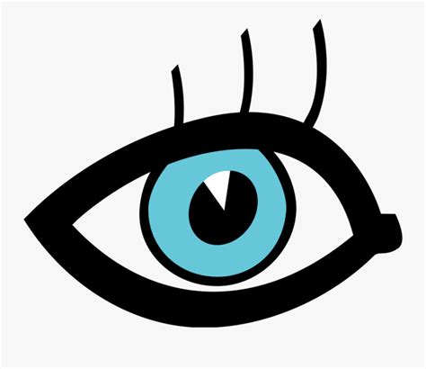 Vector Illustration Of Human Eye Provides Sight Circle Free