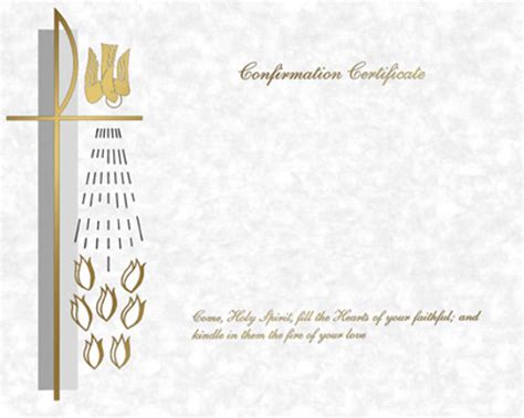 Create Your Own Traditional Confirmation Certificates Box Of 50