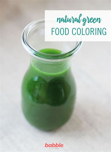 Recipe And Tips For Making Homemade Natural Green Food Coloring