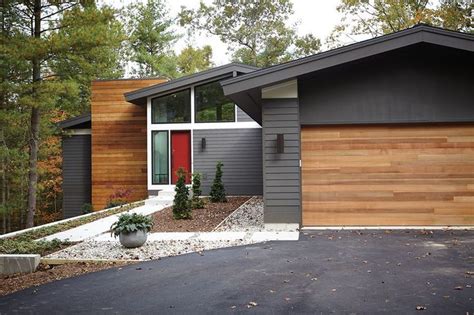 Popular Mid Century Modern House Exterior Design Ideas 06 House