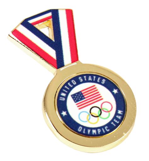 Paris 2024 Olympics Usoc Gold Medal Pin
