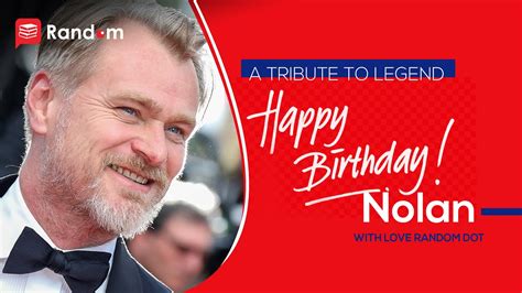 Christopher nolan born in westminster, london, england. Christopher Nolan Birthday / Pin by Anne on Clipart ...