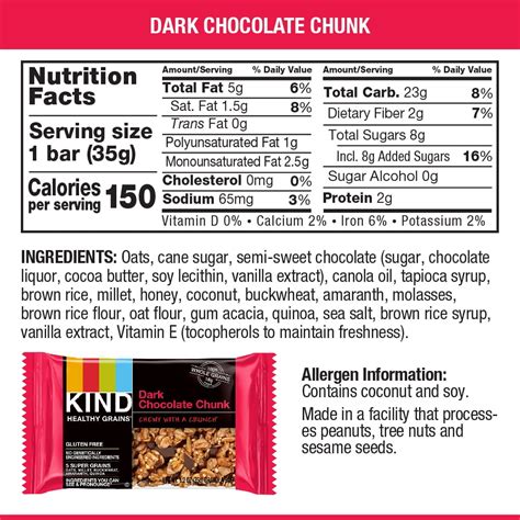 34 Dark Chocolate Bar Nutrition Label Labels Design Ideas 2020
