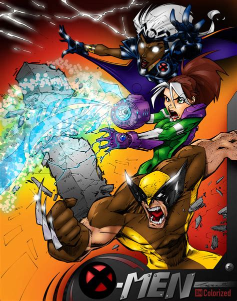 The X Men Battles Colored By Danielmead On Deviantart