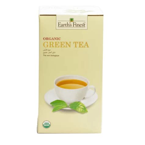 Buy Earths Finest Organic Green Tea 15g X 25 Tea Bags Life Pharmacy