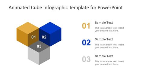 Animated Cube Infographic Powerpoint Template Slidemodel