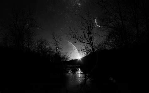 Clear Night Sky Stars Planets Moon Dark Sky Night Hd Wallpaper