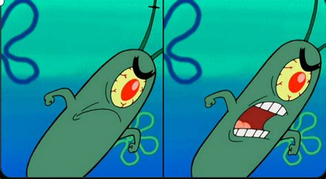 Angry Plankton Blank Template Imgflip