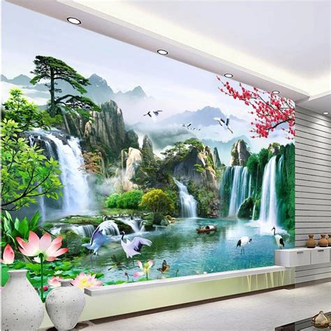 Beibehang Custom Wallpaper Murals Of Any Size Photo Mountain Scenery