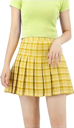 Dazcos Us Size Plaid Skirt High Waist Japan School Girl Uniform Skirts