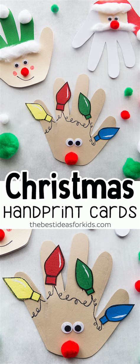 Christmas Handprint Cards The Best Ideas For Kids