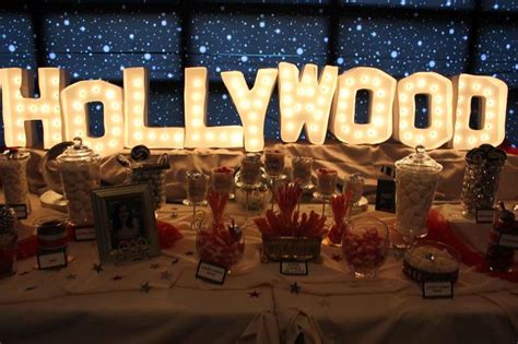 Hollywood Birthday Party Ideas Photo 8 Of 16 Hollywood Glamour Party Hollywood Birthday