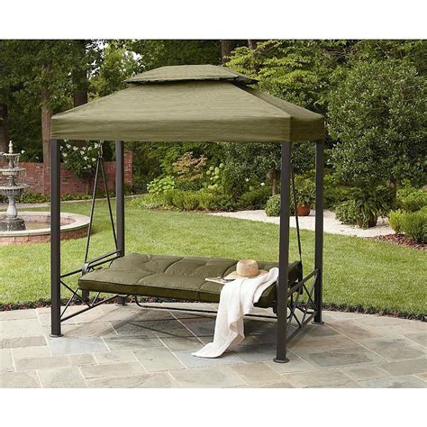A wide variety of patio canopies options are. Outdoor 3 Person Gazebo Swing Lawn Garden Deck Pool Patio ...