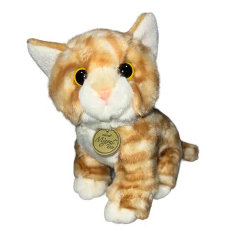 Orange Tabby Cat Plush Realistic Aurora Miyoni Tots 8 Plush Stuffed