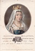 Portrait XVIIIe Blanche de Castille Blanca De Castilla Régente Royaume ...