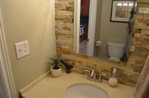 Stone Veneer Bathroom